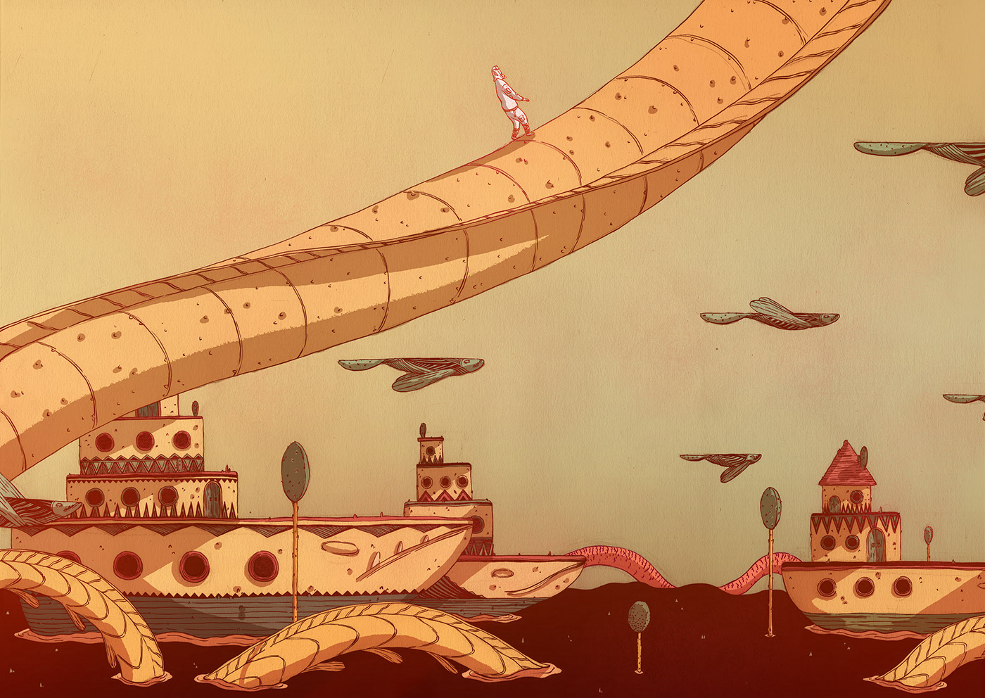 PAPERBOY-This Is a Simple Story-插画