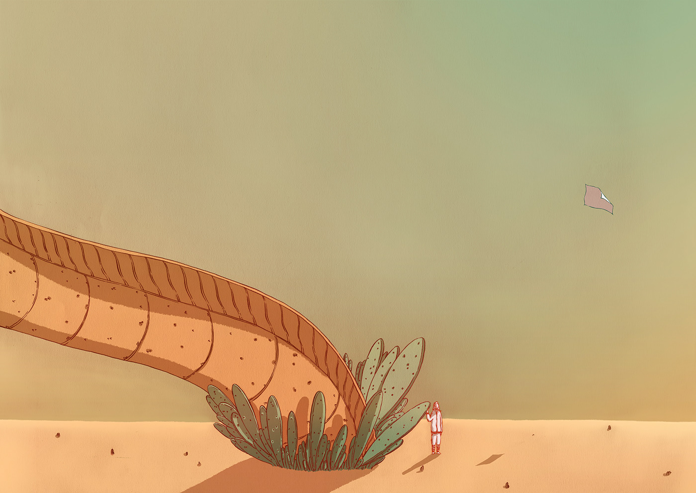 PAPERBOY-This Is a Simple Story-插画