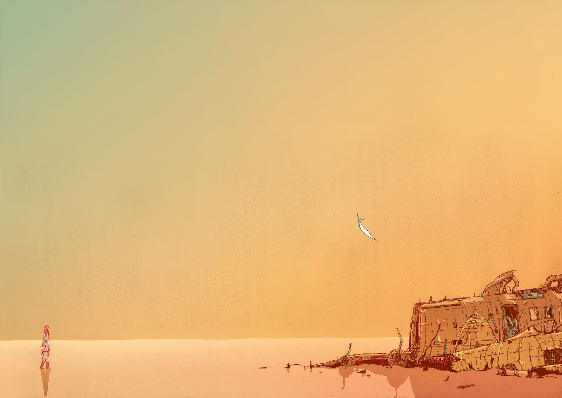 PAPERBOY-This Is a Simple Story-插画