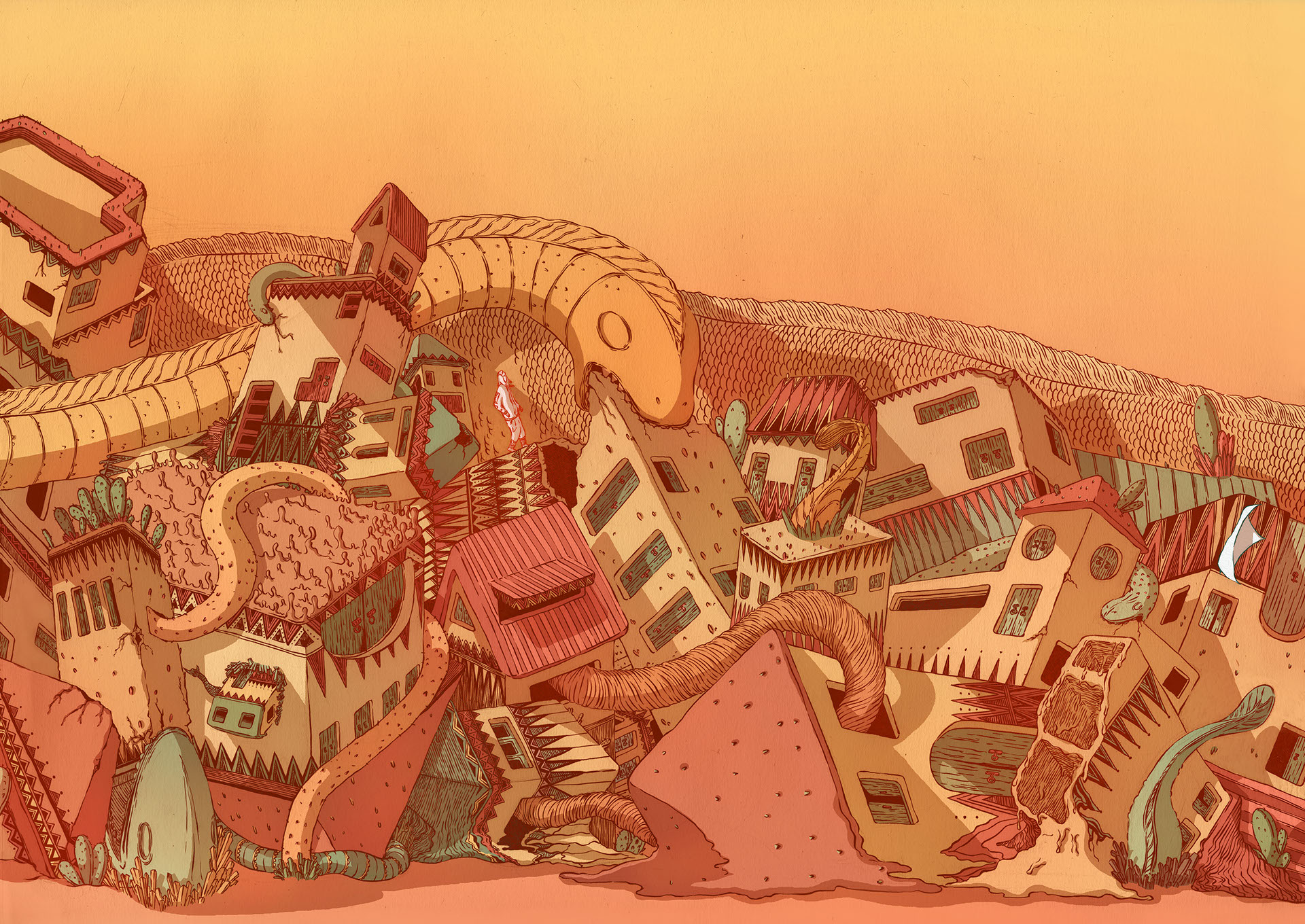 PAPERBOY-This Is a Simple Story-插画