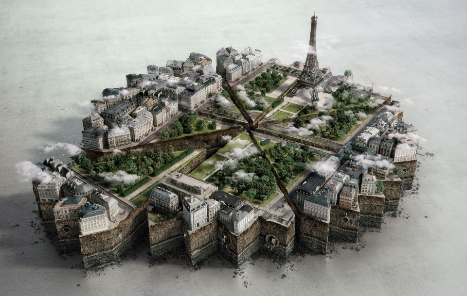 PARCELADO大细节理想台上城3D广告场景设计