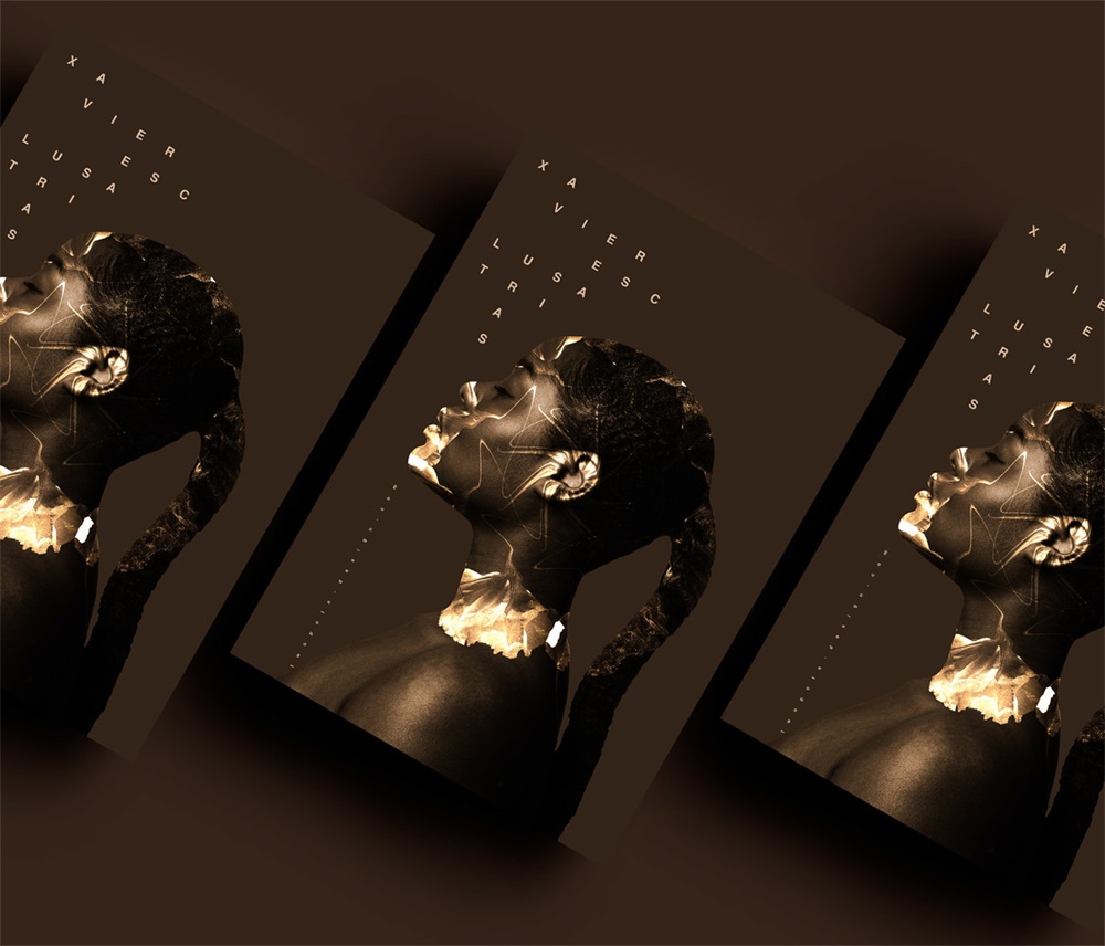 色彩强烈的极简风格海报排版设计