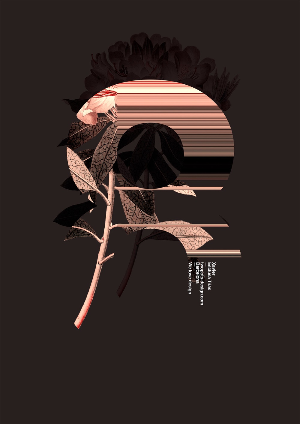 色彩强烈的极简风格海报排版设计