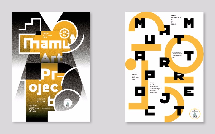 文字伪3D海报-土耳其 Sarp Sozdinler 工作室