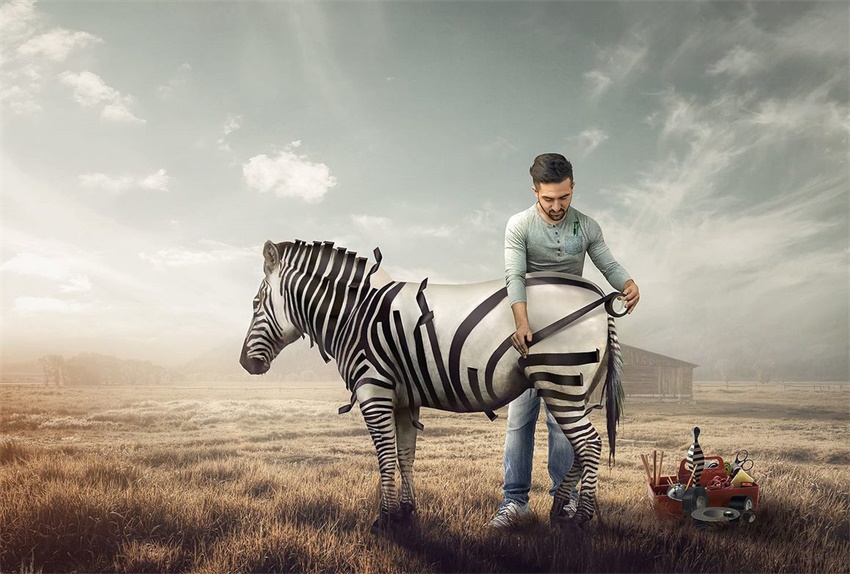 源于生活的简单创意合成作品