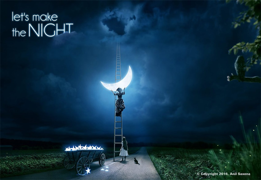 源于生活的简单创意合成作品