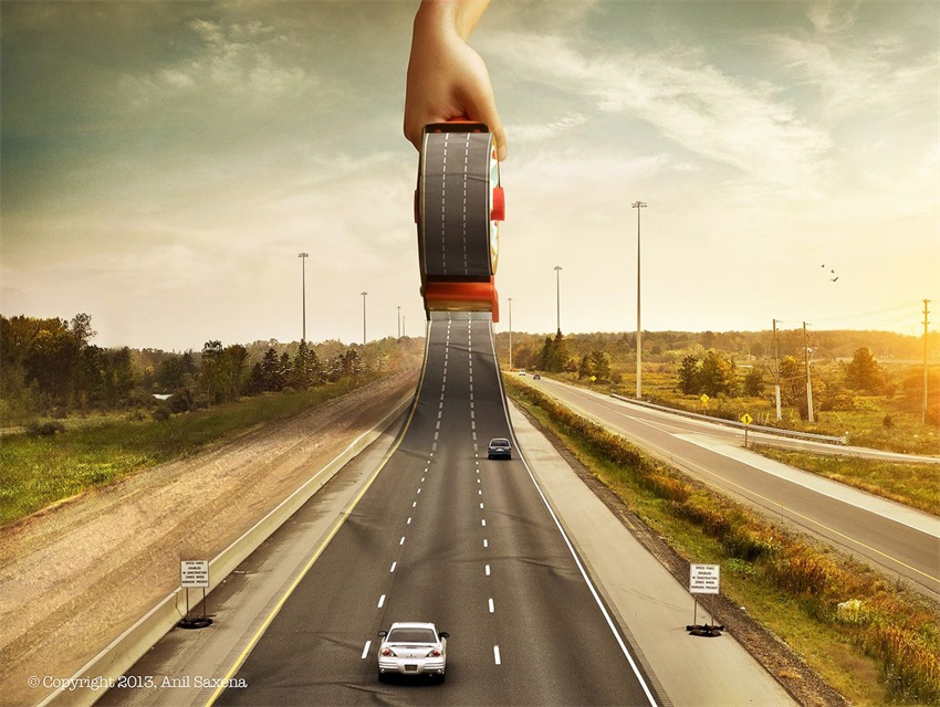 源于生活的简单创意合成作品