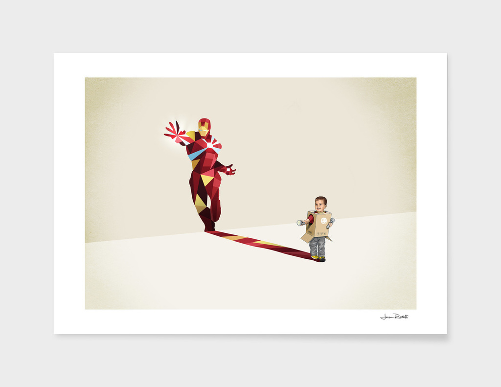 小时候的幻想总那么容易达成一致-你好超人！