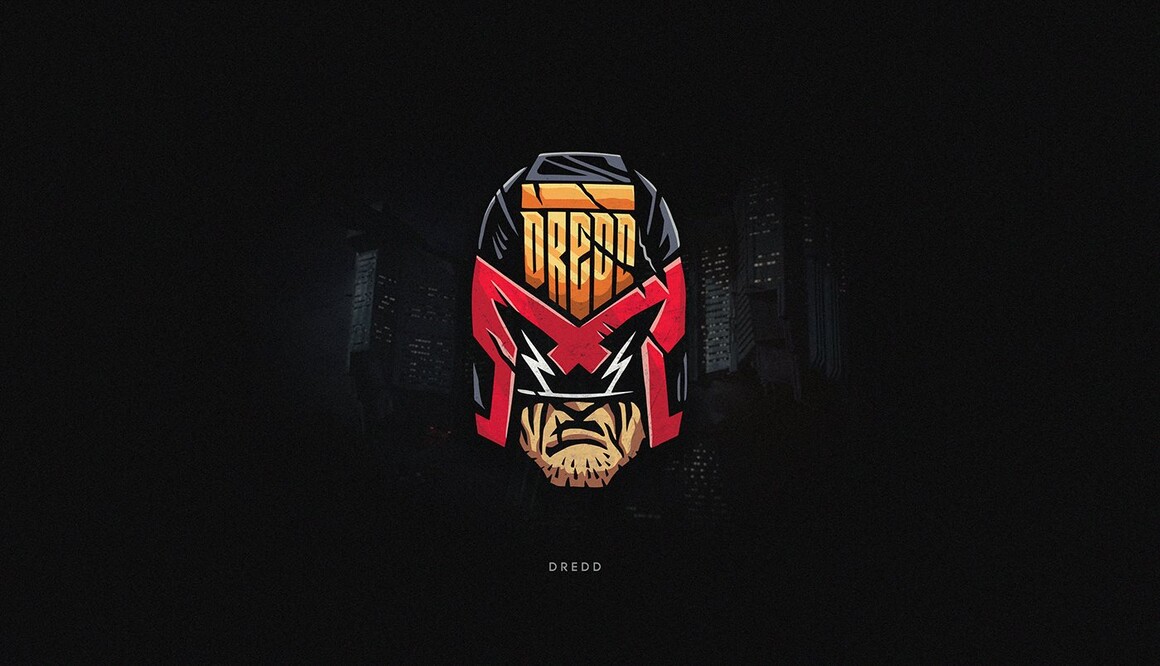 超级英雄卡通头像标志设计