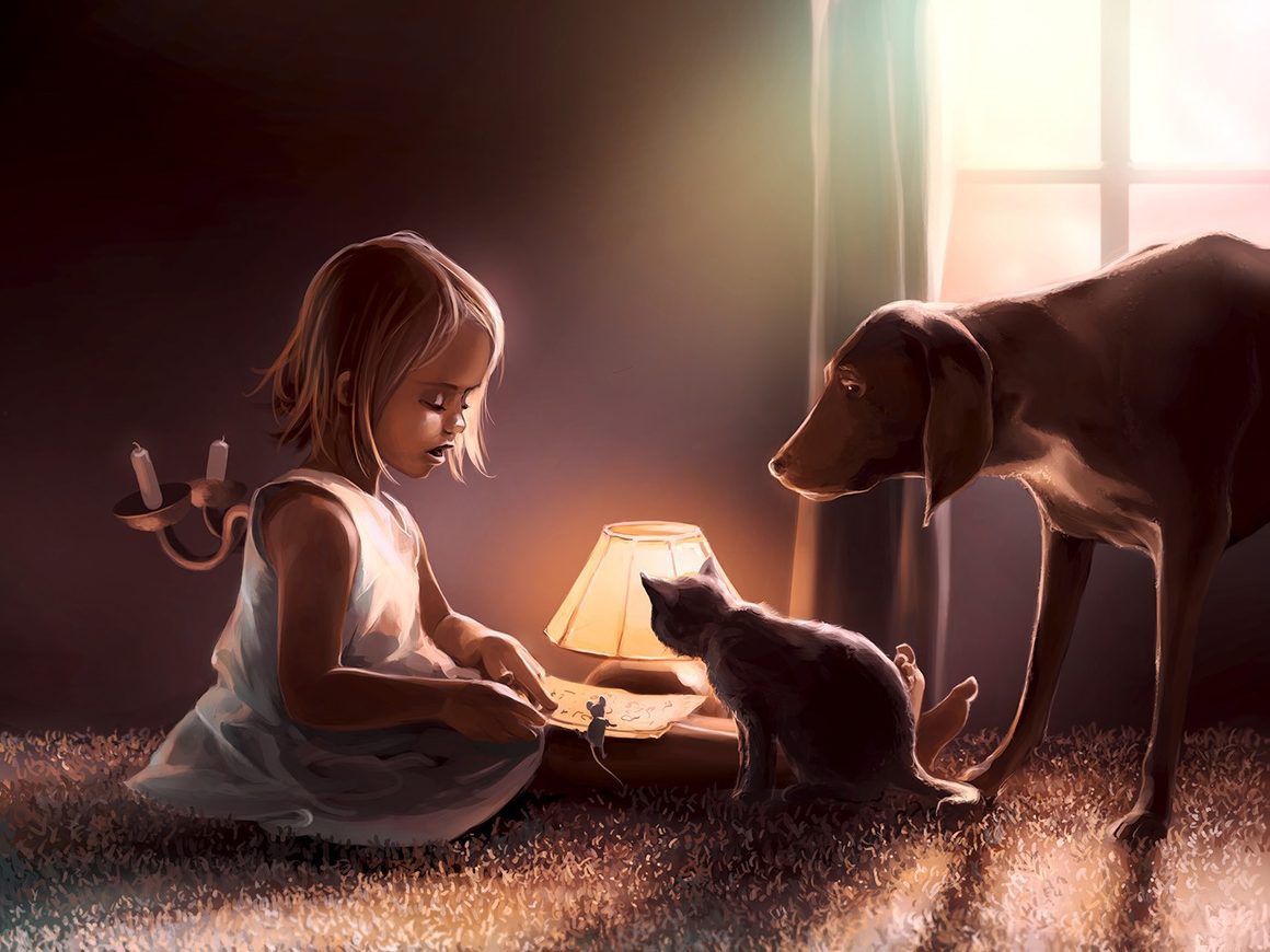 Cyril Rolando插画作品精选-女孩