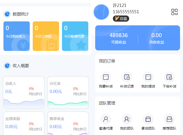 微商代理商补货商城系统源码-80源码网