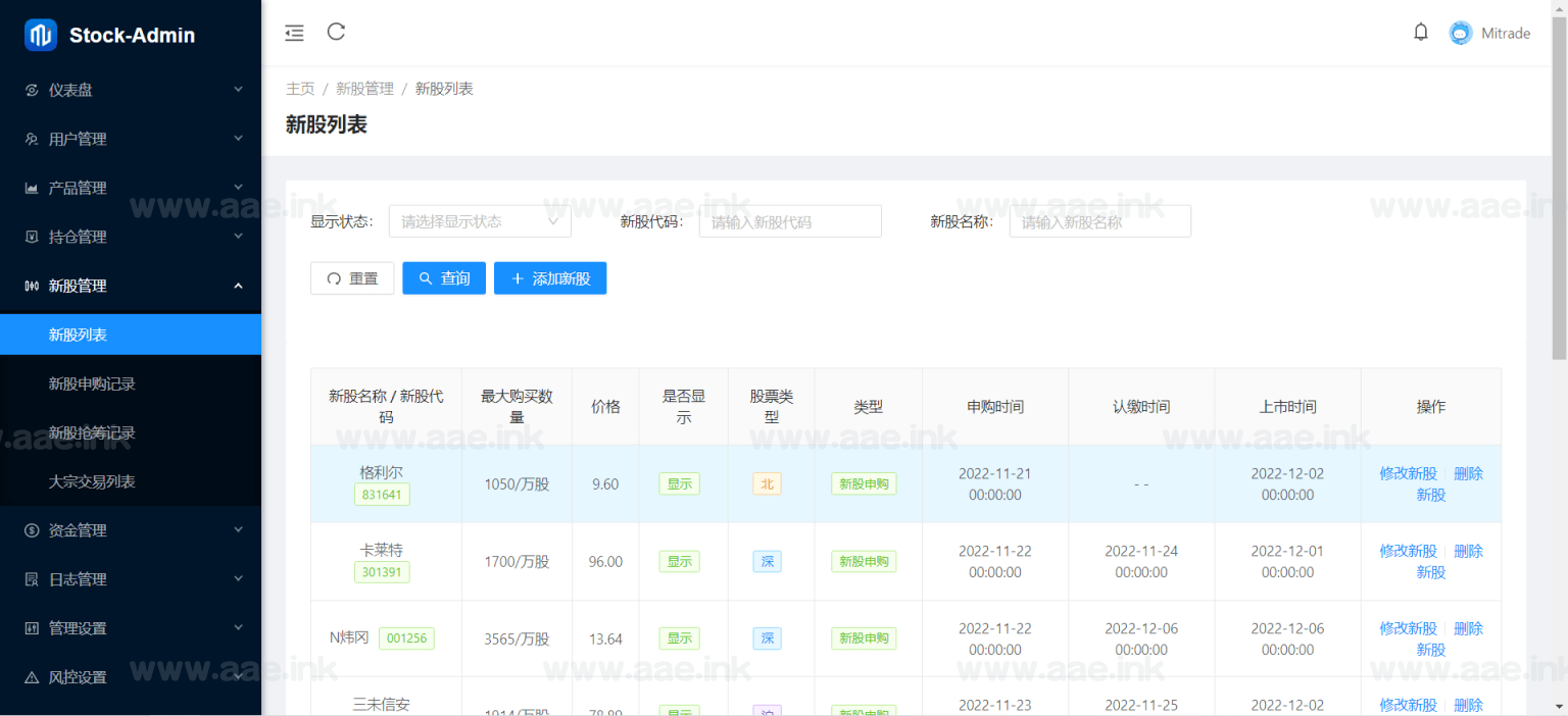 图片[5]_香港股票源码+大宗交易+新股申购系统源码+全套视频教程_Aae_Source
