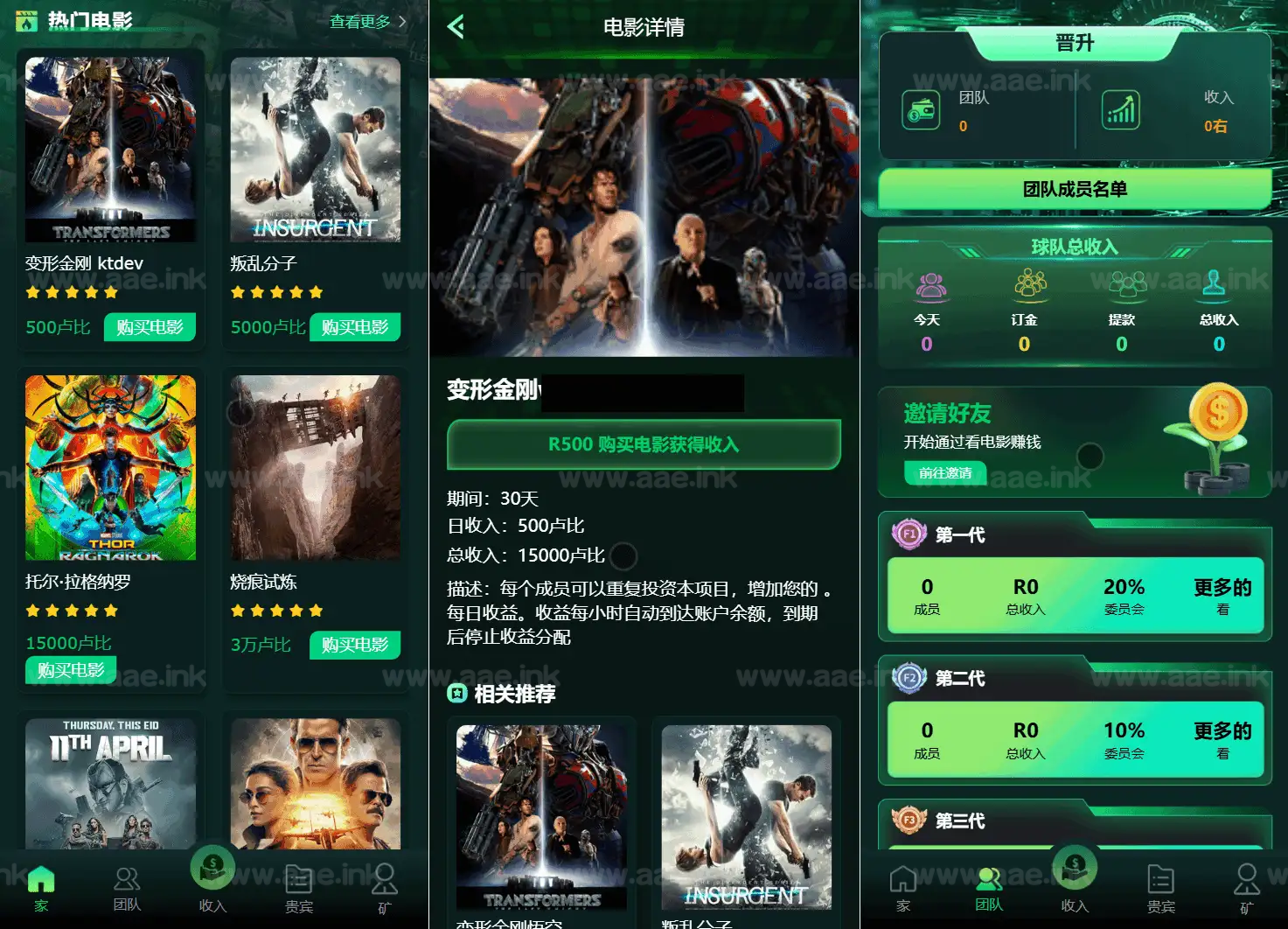 Flickiri Fun海外电影投资理财源码+影视理财类源码+Laravel框架+三级分销+虚拟货币_Aae_Source