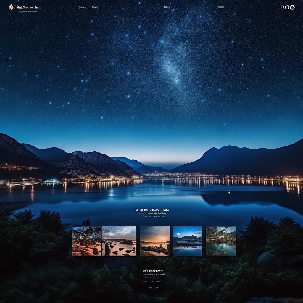 夜景摄影WordPress主题：打造视觉盛宴，优化网站SEO-倾慕云小窝