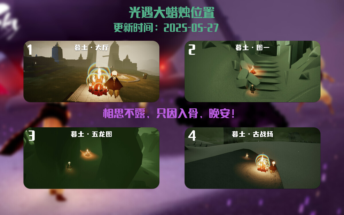 大蜡烛汇总图