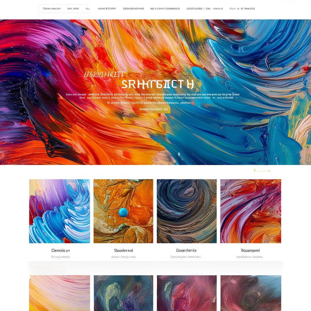 抽象艺术Wordpress主题：为您的网站注入艺术灵魂-倾慕云小窝