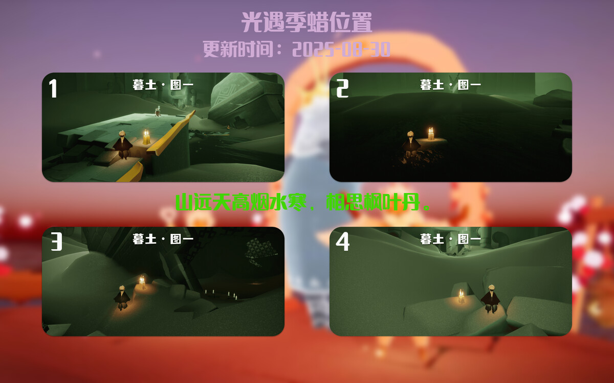 季节蜡烛汇总图