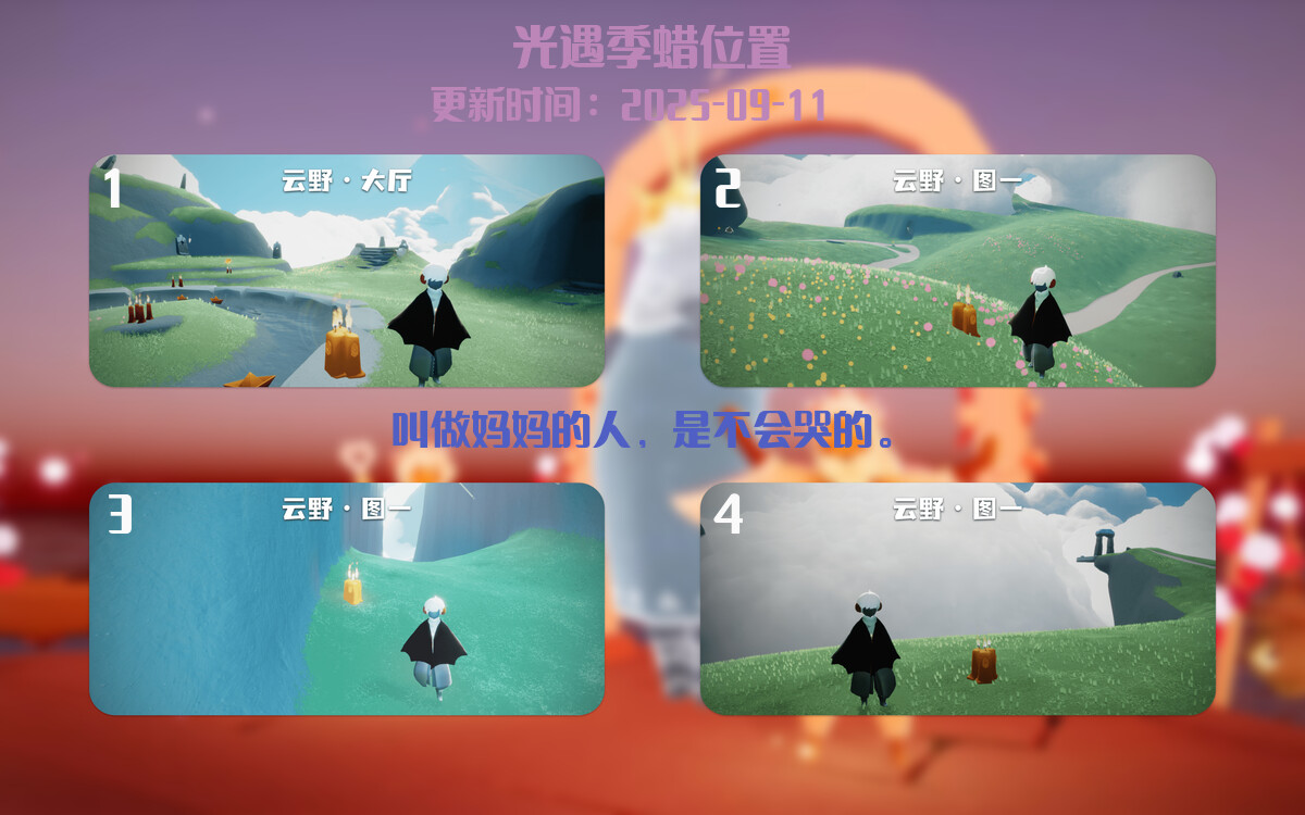 季节蜡烛汇总图