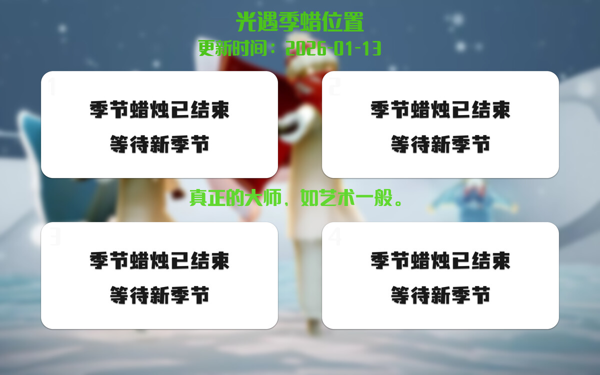 季节蜡烛汇总图