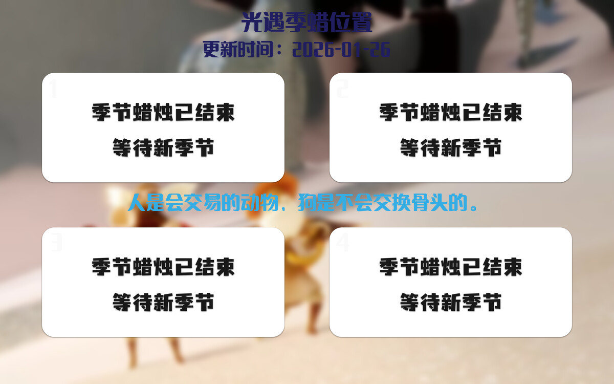 季节蜡烛汇总图