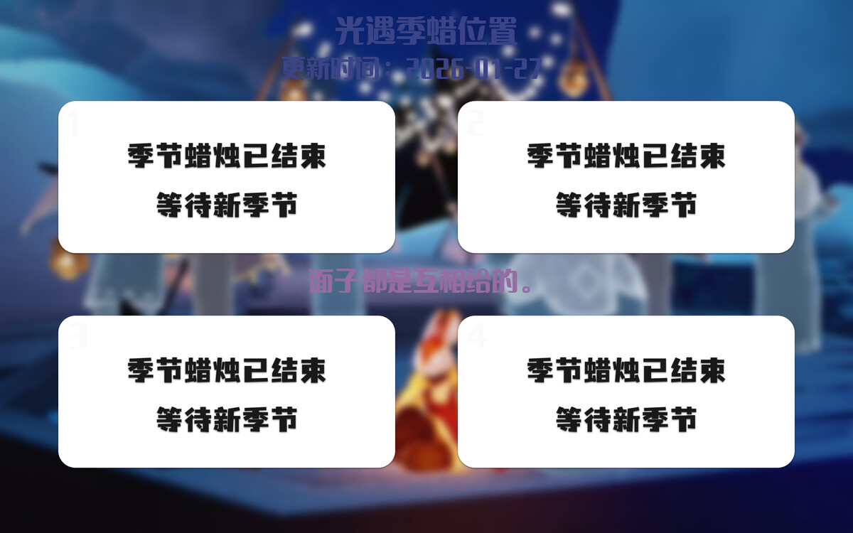 季节蜡烛汇总图