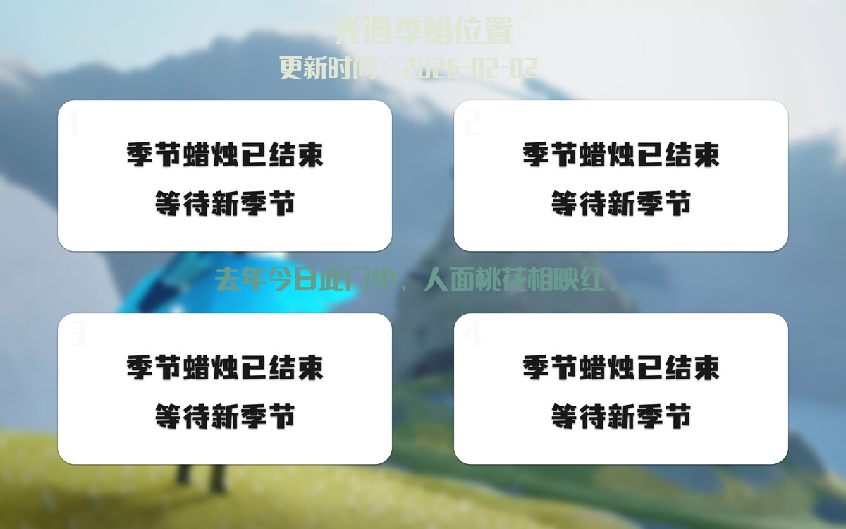 季节蜡烛汇总图