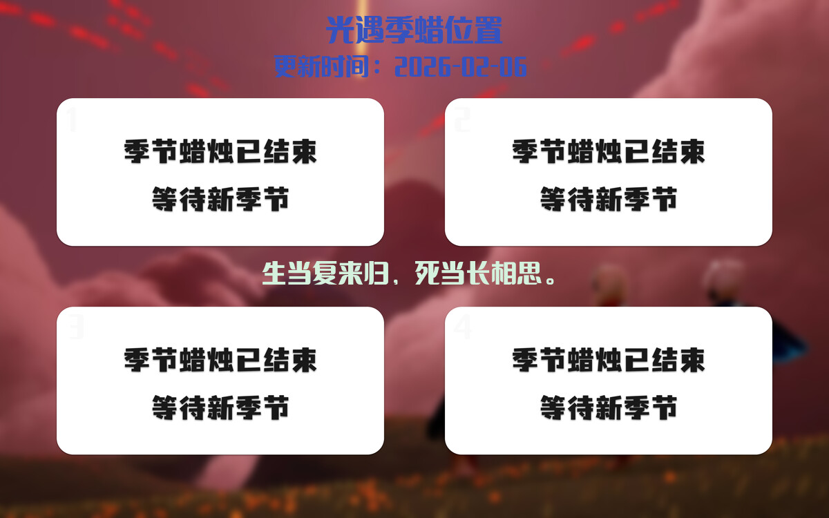 季节蜡烛汇总图