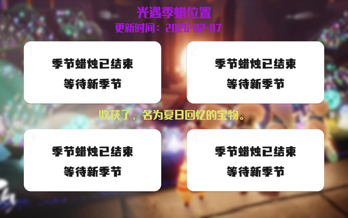 季节蜡烛汇总图