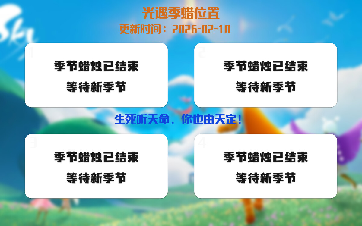 季节蜡烛汇总图