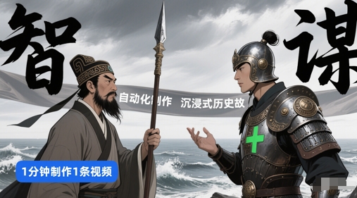 扣子工作流一键生成沉浸式历史故事，一天工作量，3分钟搞定-倾慕云小窝