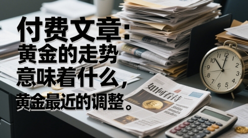 付费文章：黄金的走势意味着什么，如何看待黄金最近的调整-倾慕云小窝