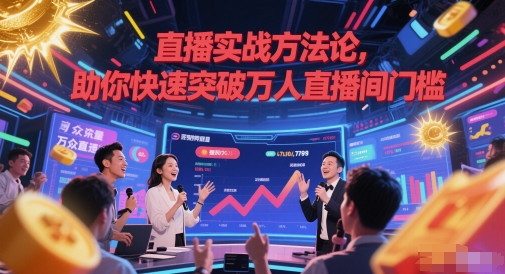 直播实战方法论，助你快速突破万人直播间门槛-倾慕云小窝