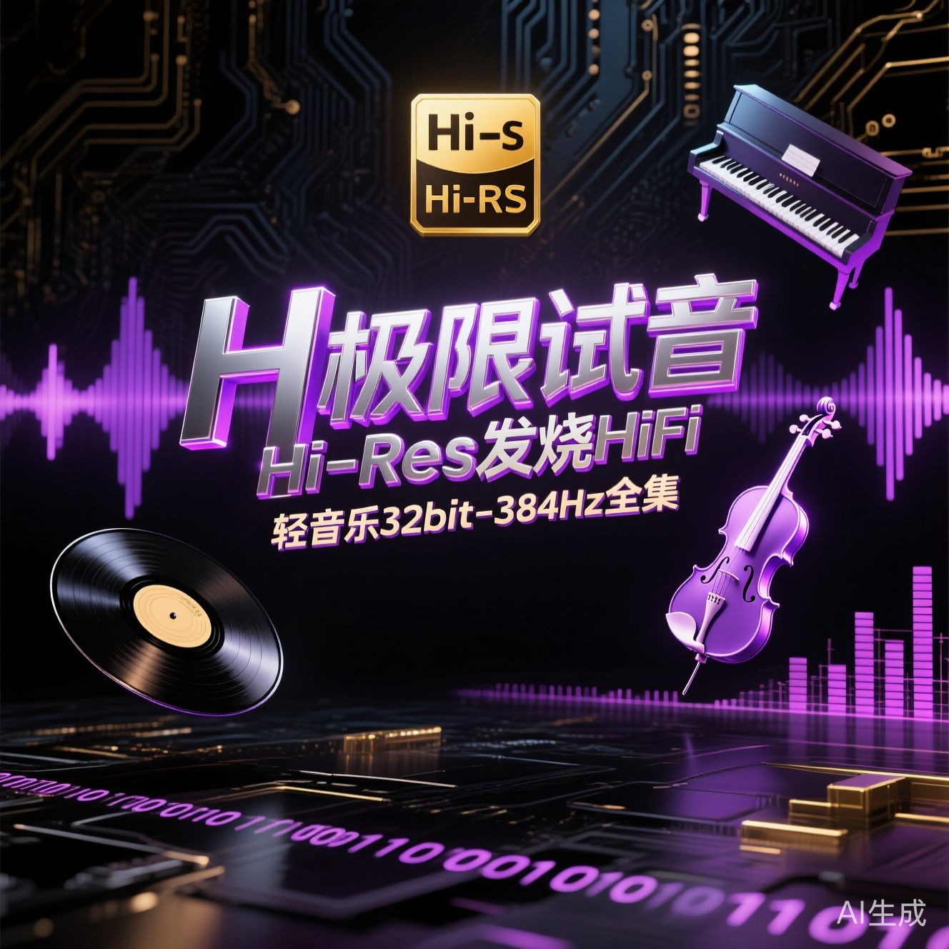 H极限试音Hi-Res发烧HiFi轻音乐32bit-384kHz全集