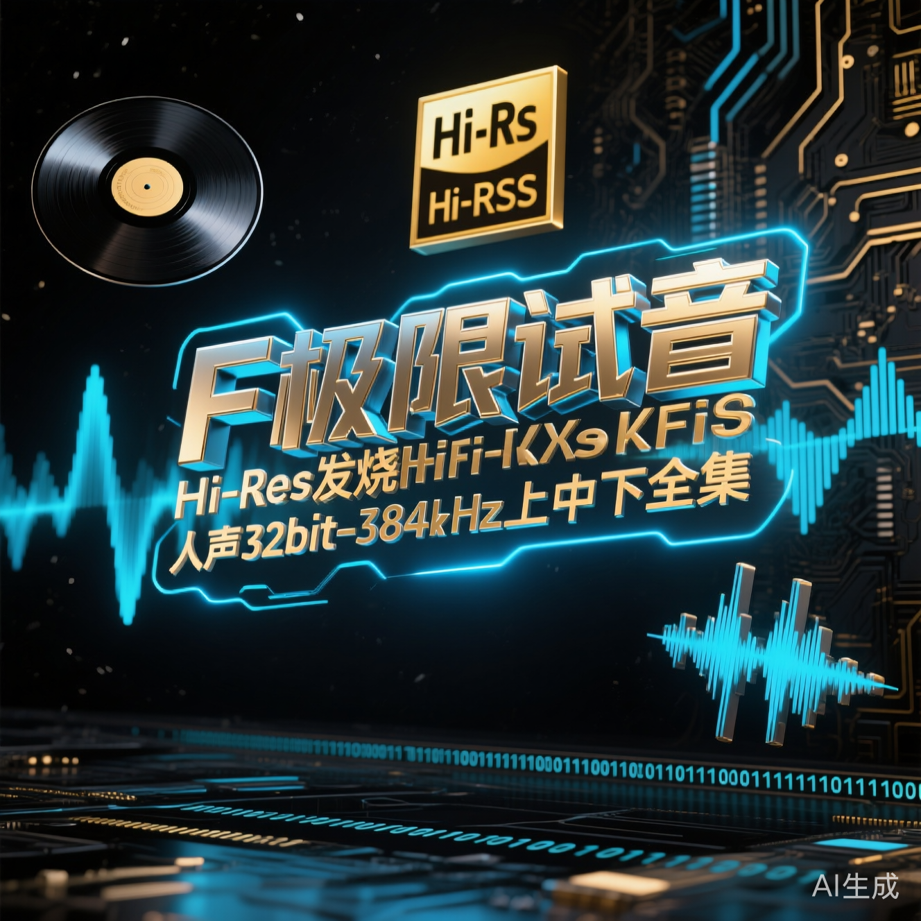 F极限试音Hi-Res发烧HiFi人声32bit-384kHz上中下全集