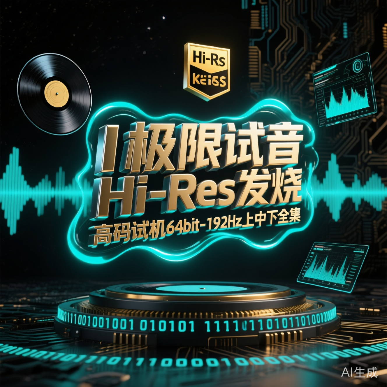 I极限试音Hi-Res发烧HiFi高码试机64bit-192kHz上中下全集