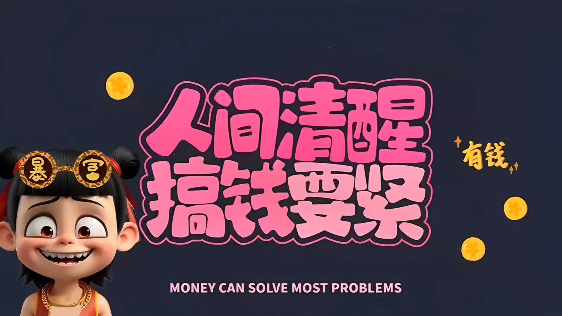 人间清醒搞钱要紧