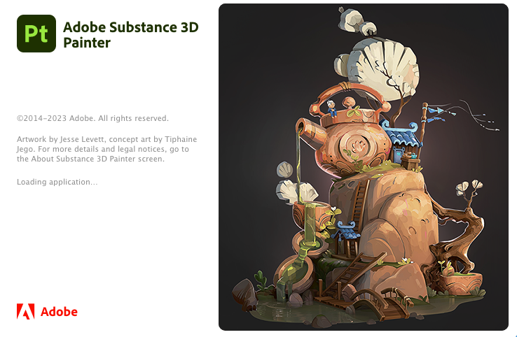 Adobe Substance 3D Painter v10.0.1 解锁版 (3D绘画软件)