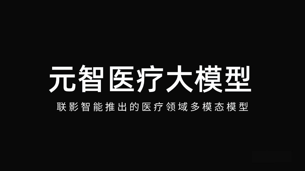 元智医疗大模型 – 联影智能推出的医疗领域多模态模型 - 万类AI-万类AI