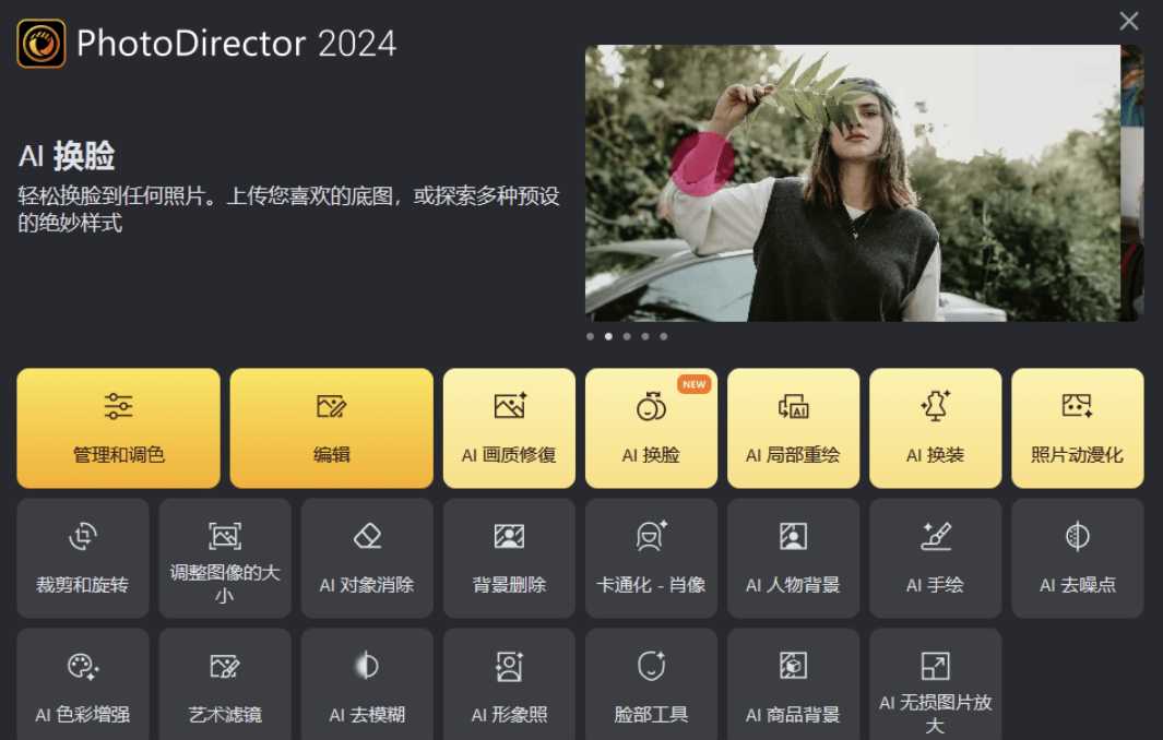 相片大师一键AI换脸绿色便携版 实用软件 第1张