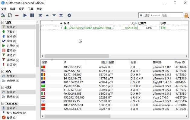 BT下载工具 qBittorrent 4.6.5 Win Mac 240527最新版+绿色增强版