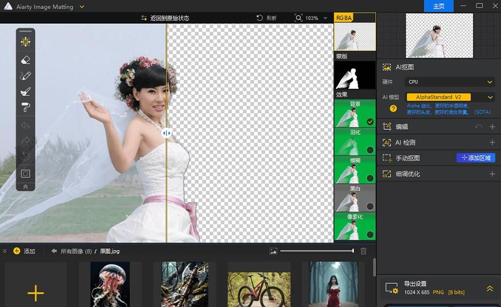 一键AI抠图更换背景Digiarty.AIArty.Image.Matting.v2.0 随便写写 第2张