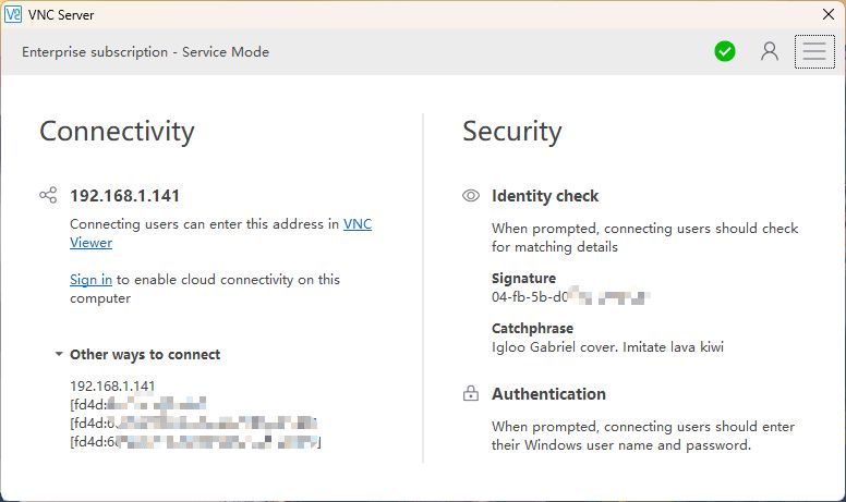 VNC Server和VNC Viewer 局域网内手机控制电脑 电脑投屏串流