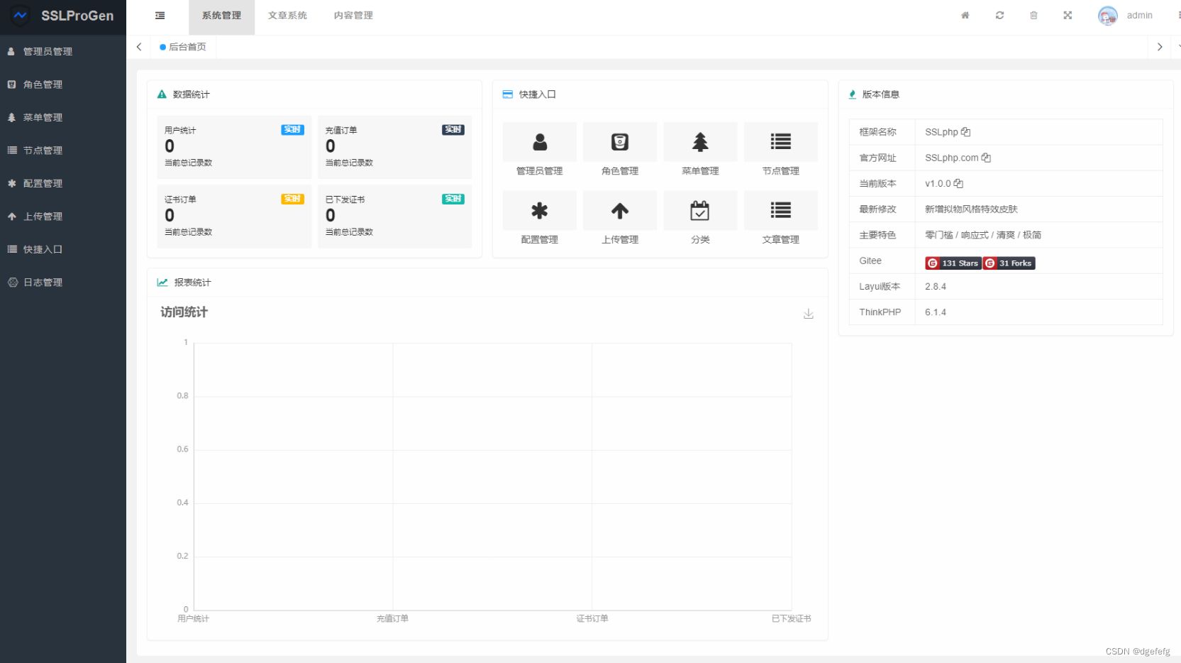 SSL证书在线申请系统源码 | 支持API接口 PHP源码 第4张