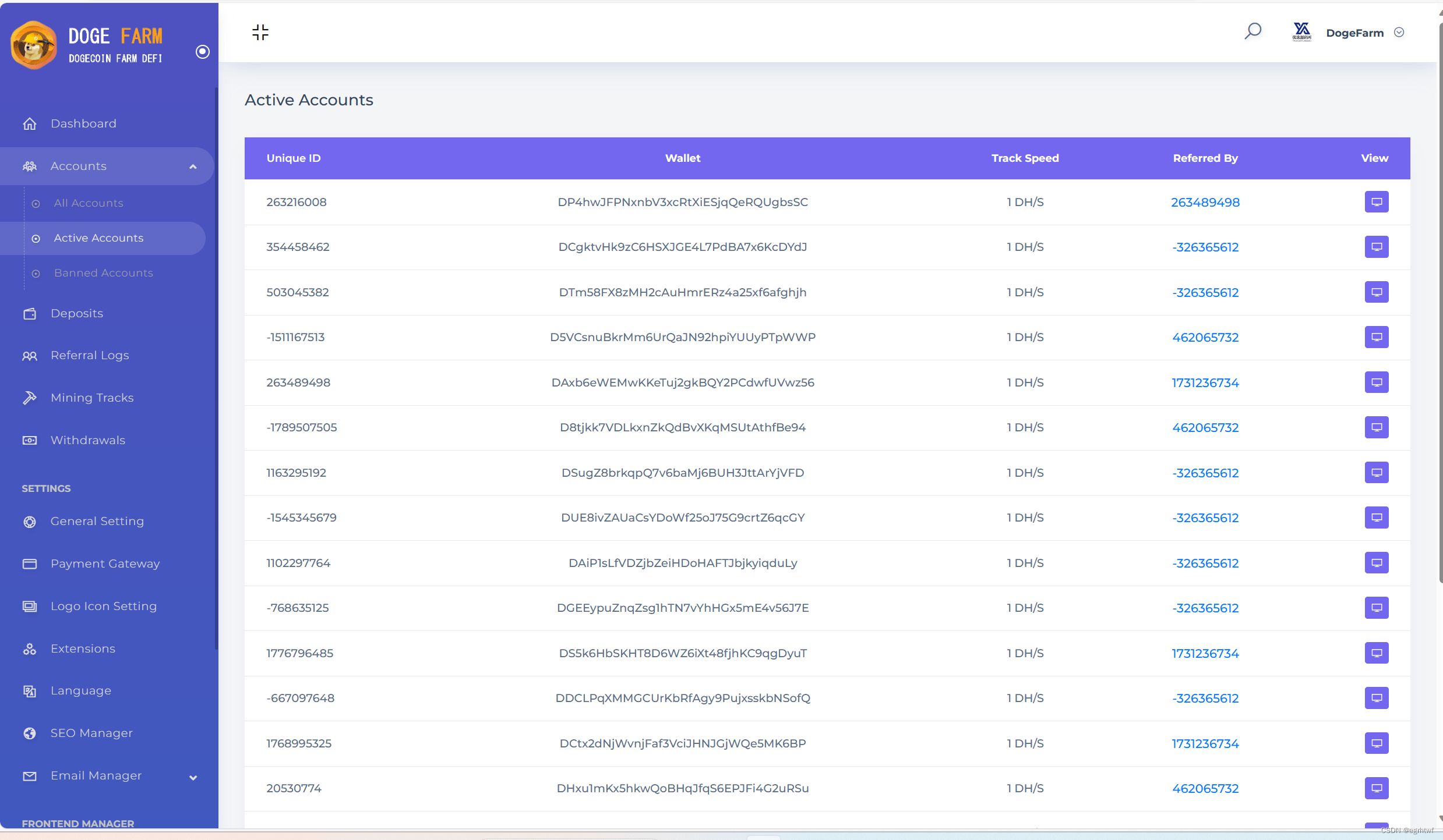 最新狗狗CoreDeFi/区块链系统源码+全新PHP系统开发 PHP源码 第7张