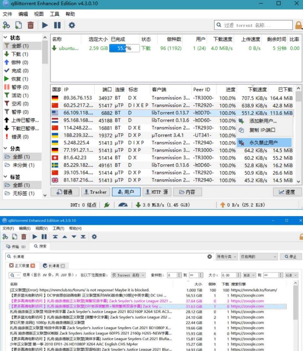 BT下载利器qBittorrent 4.6.4.1便携增强版