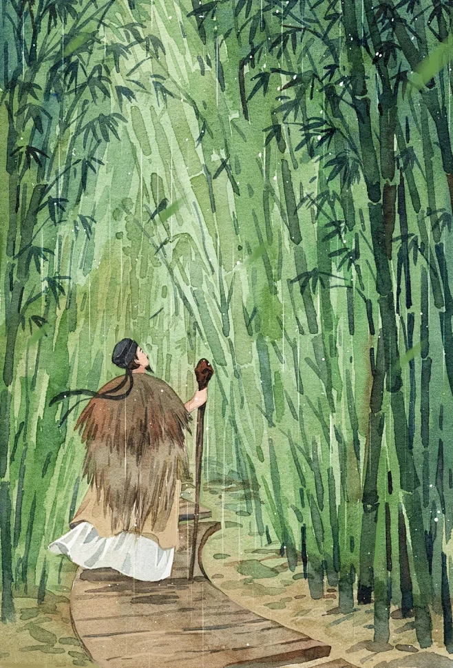 《定风波·莫听穿林打叶声》宋 · 苏轼