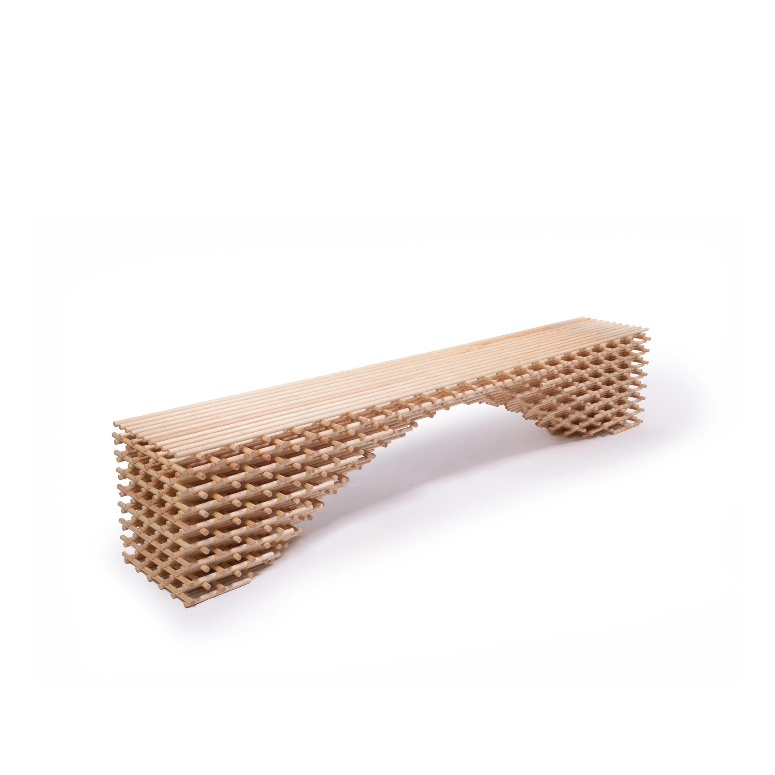 圆木条长凳Rhino犀牛模型下载