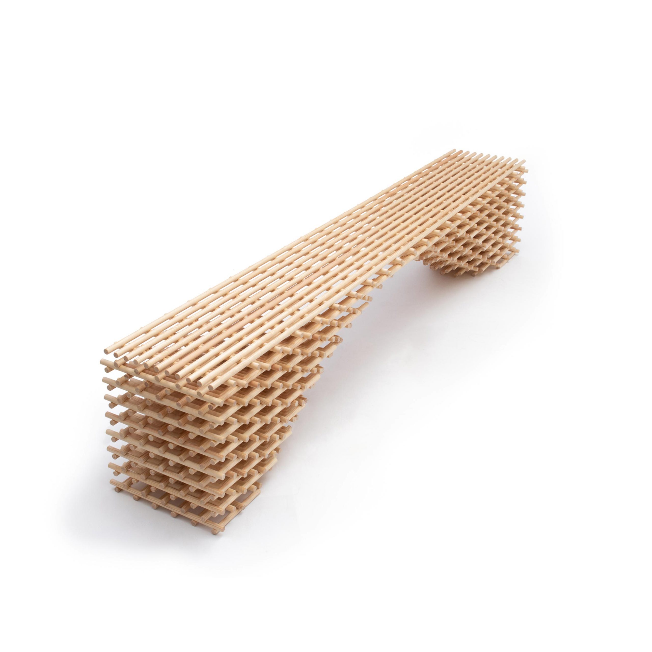 圆木条长凳Rhino犀牛模型下载