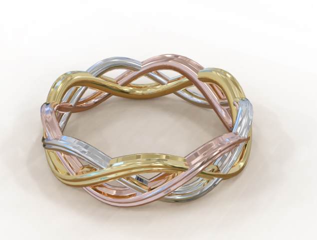 波浪戒指Rhino犀牛模型下载