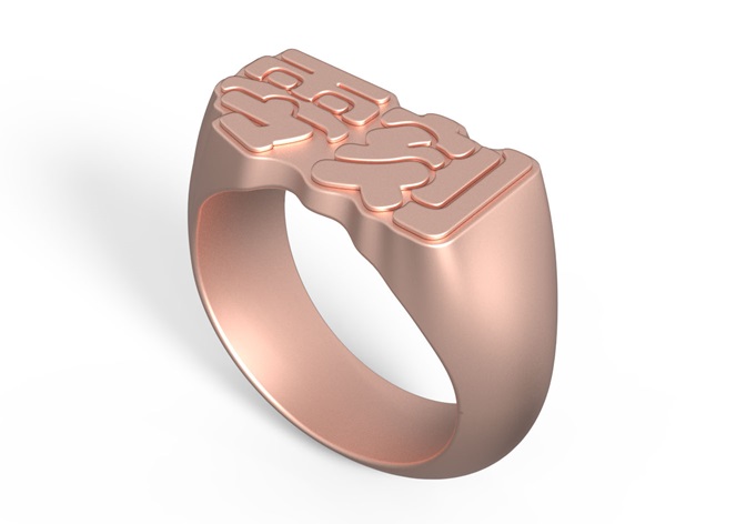 印章戒指Rhino犀牛模型下载